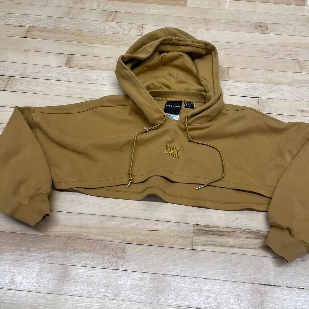 Ivy-park Women's Tan and Khaki Hoodie